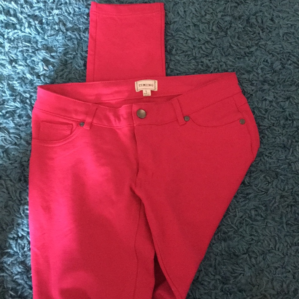 Pink skinnies
